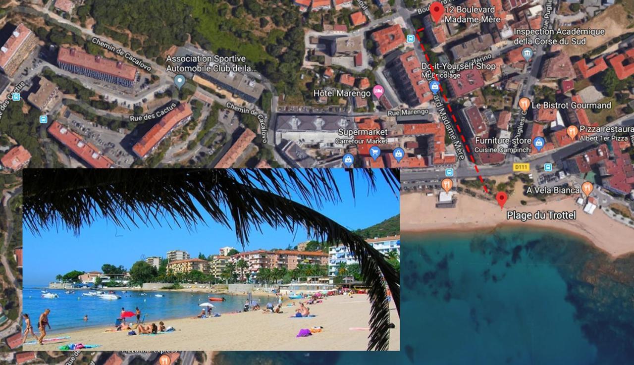 **** Mer Sea 1 A 8 Personnes 80M2 A 120M De La Mer **** Ajaccio  Exteriör bild